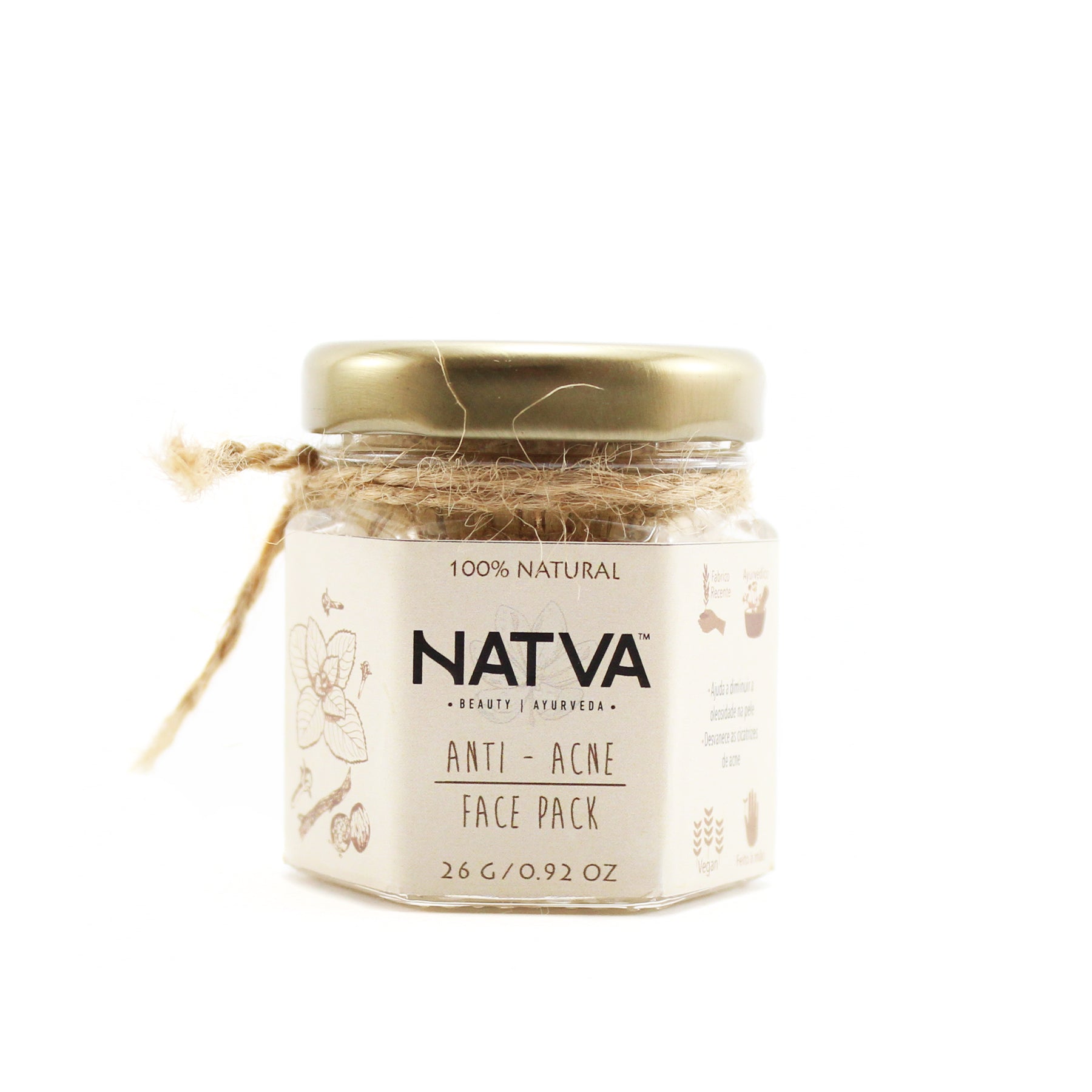 Máscara Facial Ayurvédica Antiacne