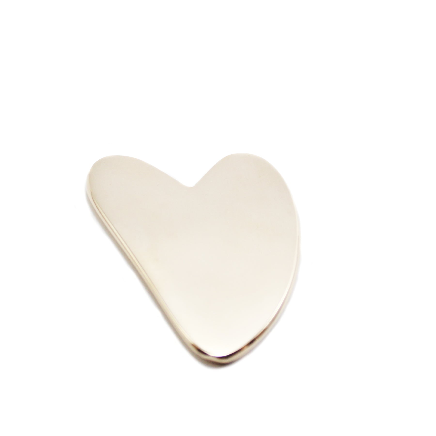 Kansa Gua Sha Ayurvédico en forma de Corazón