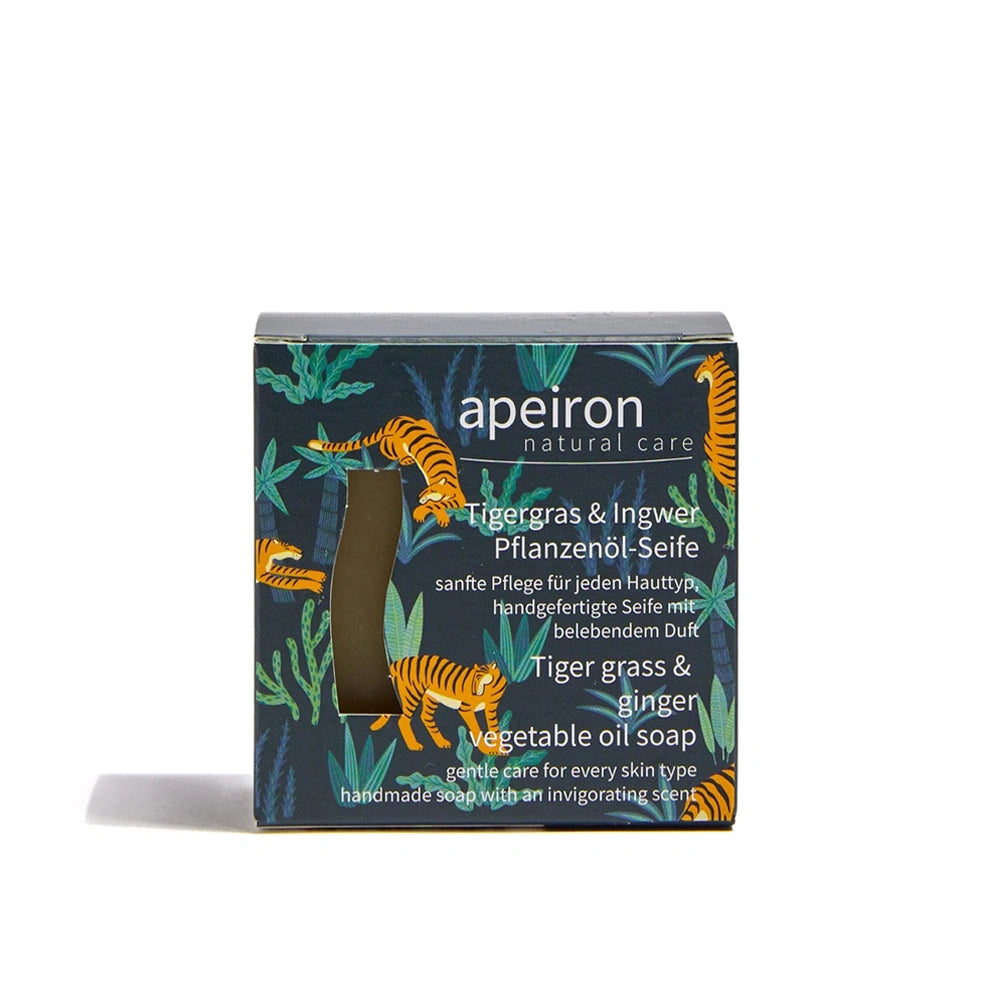 Jabón Ayurvédico Natural de Hierba de Tigre y Jengibre