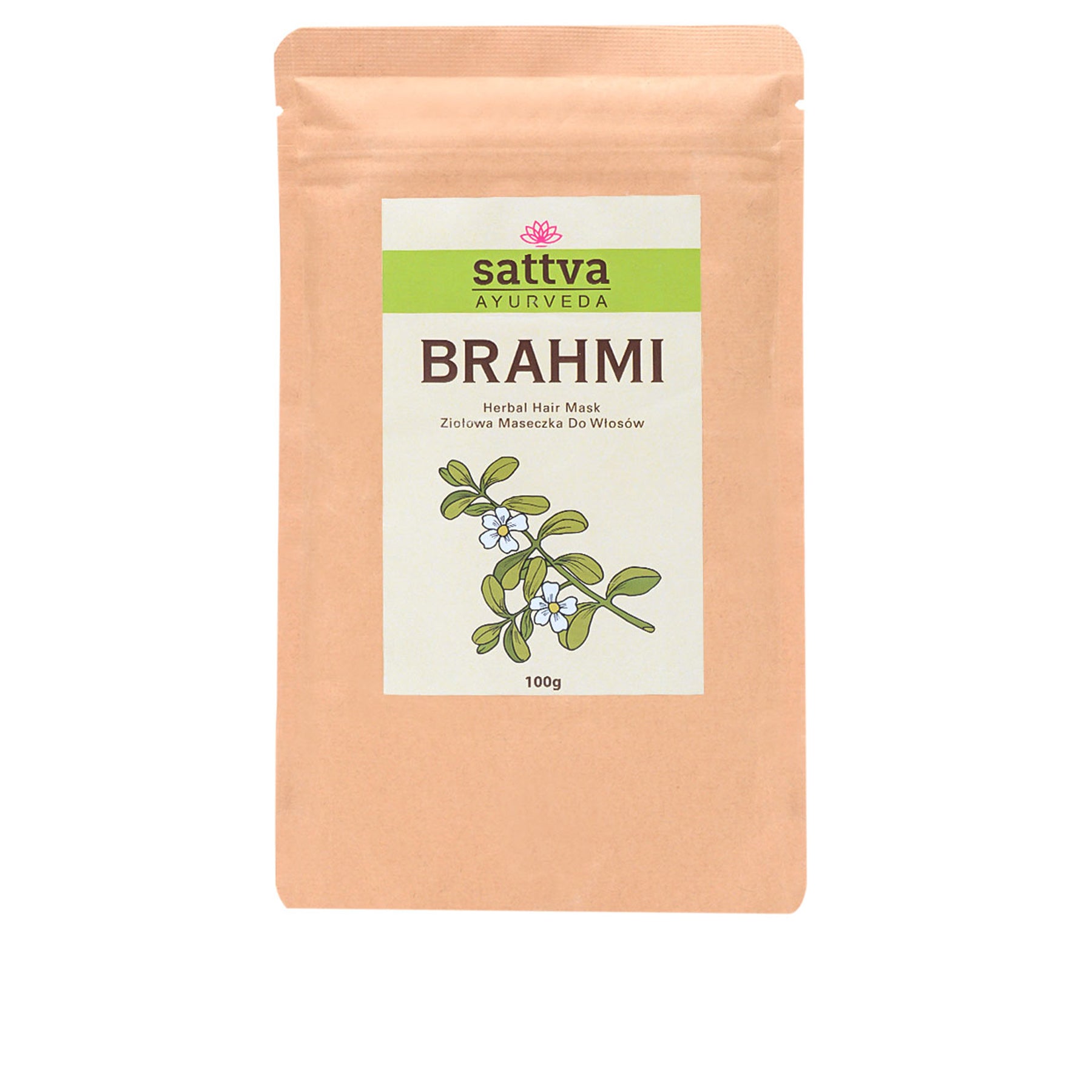 Masque Capillaire aux Herbes Brahmi en poudre