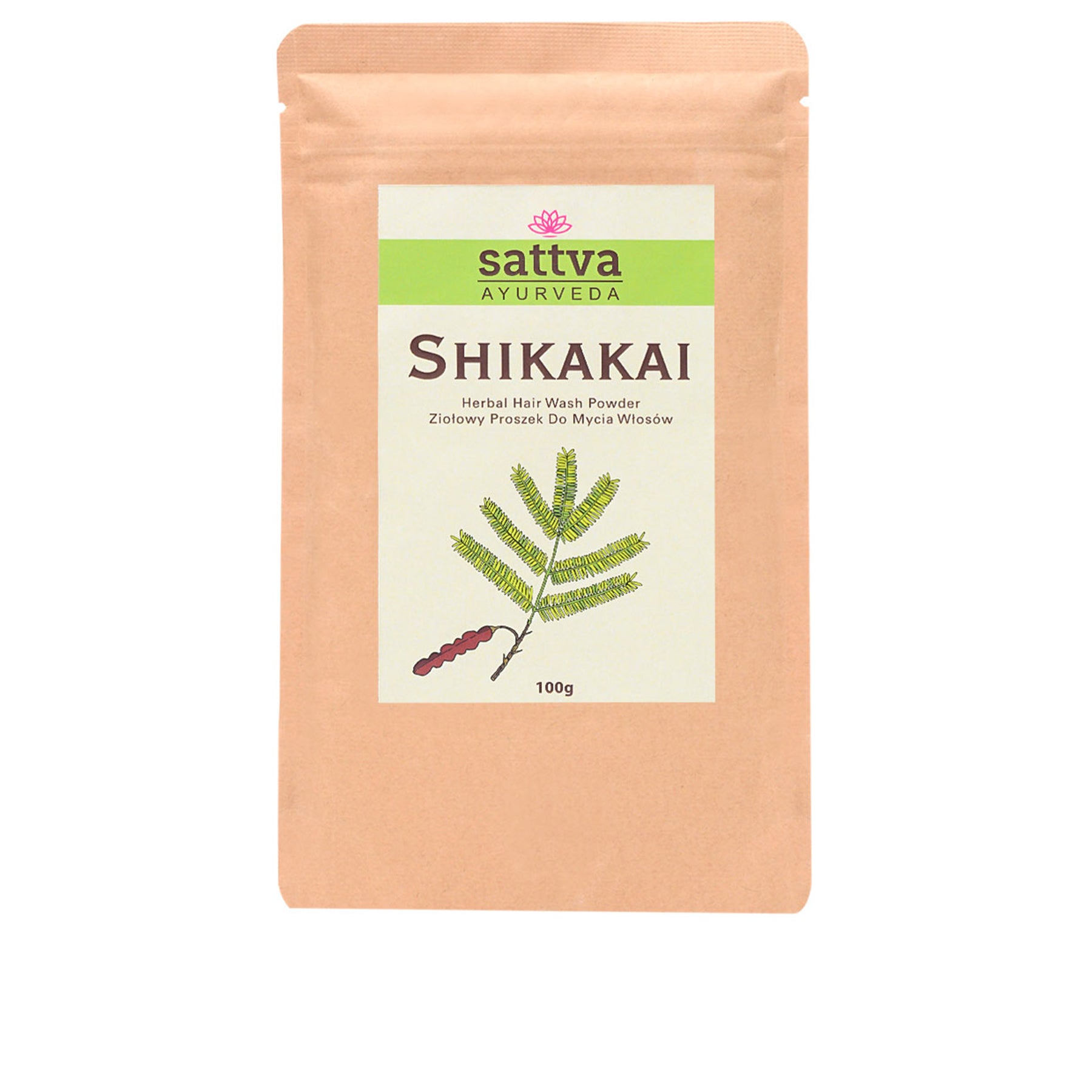 Lavage Capillaire Herbal de Shikakai en Poudre