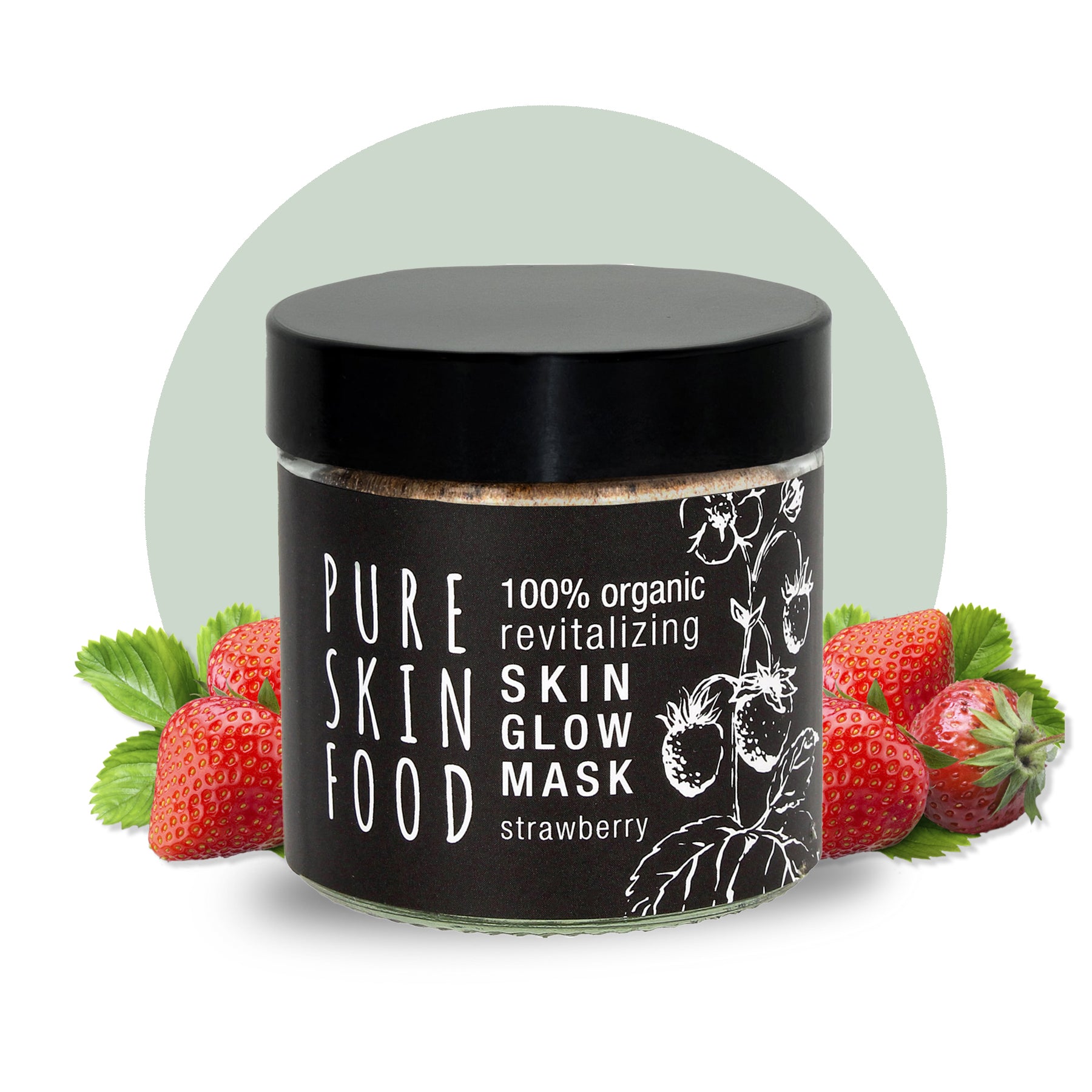 Masque Visage Revitalisant à la Fraise Bio