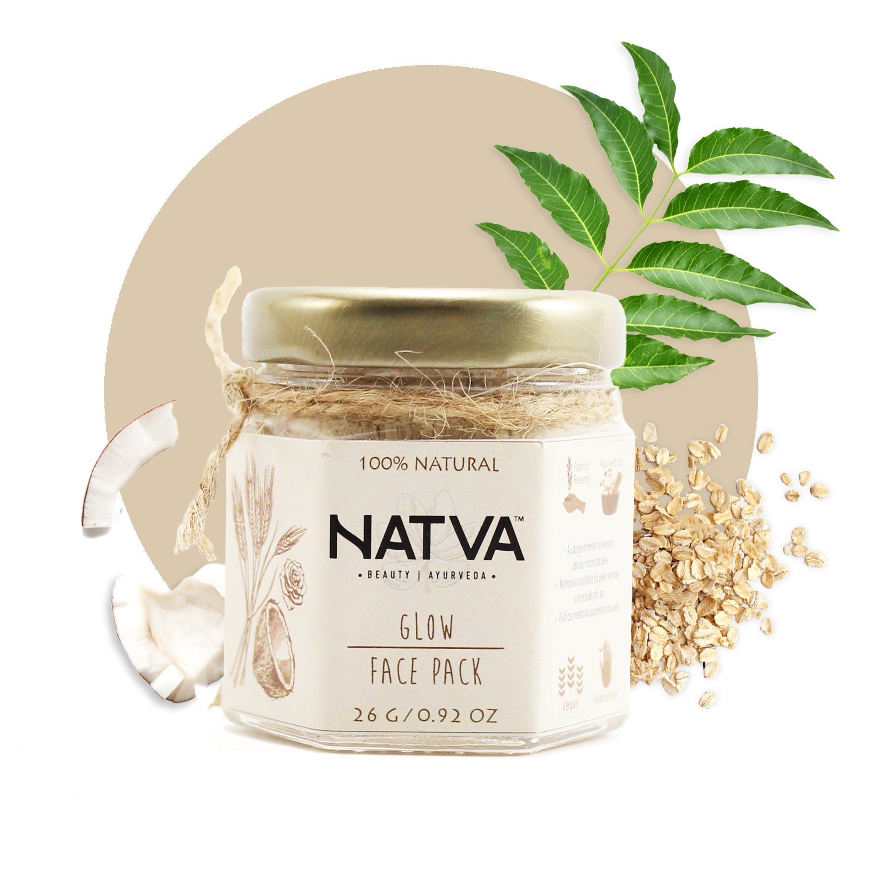 Máscara Ayurvédica Brilho Facial