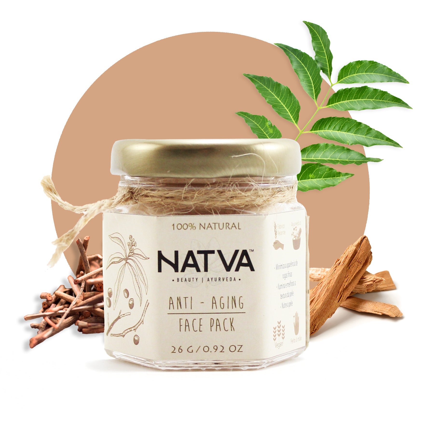 Maschera Viso Ayurvedica Anti-Età
