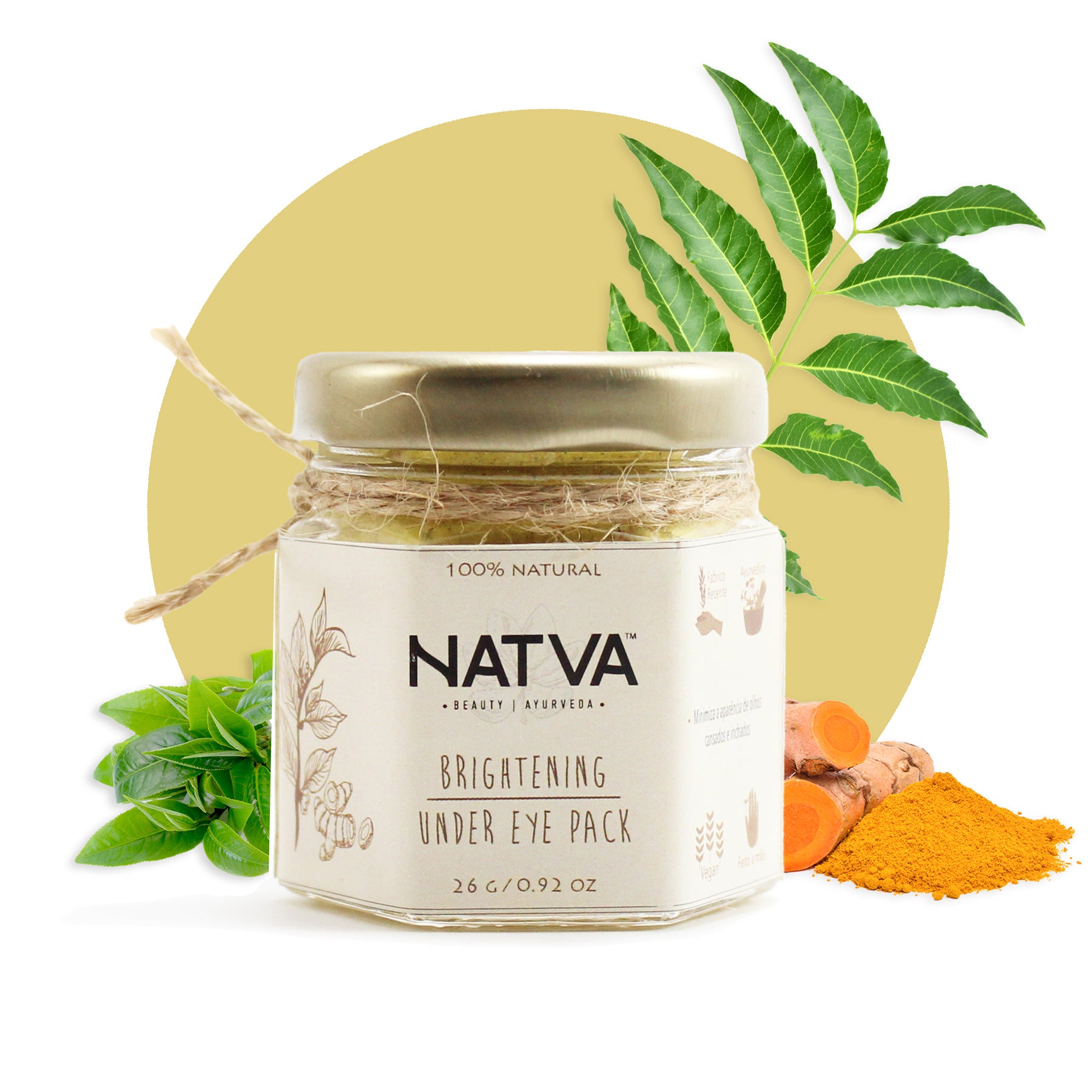 Maschera Ayurvedica Illuminante per gli Occhi