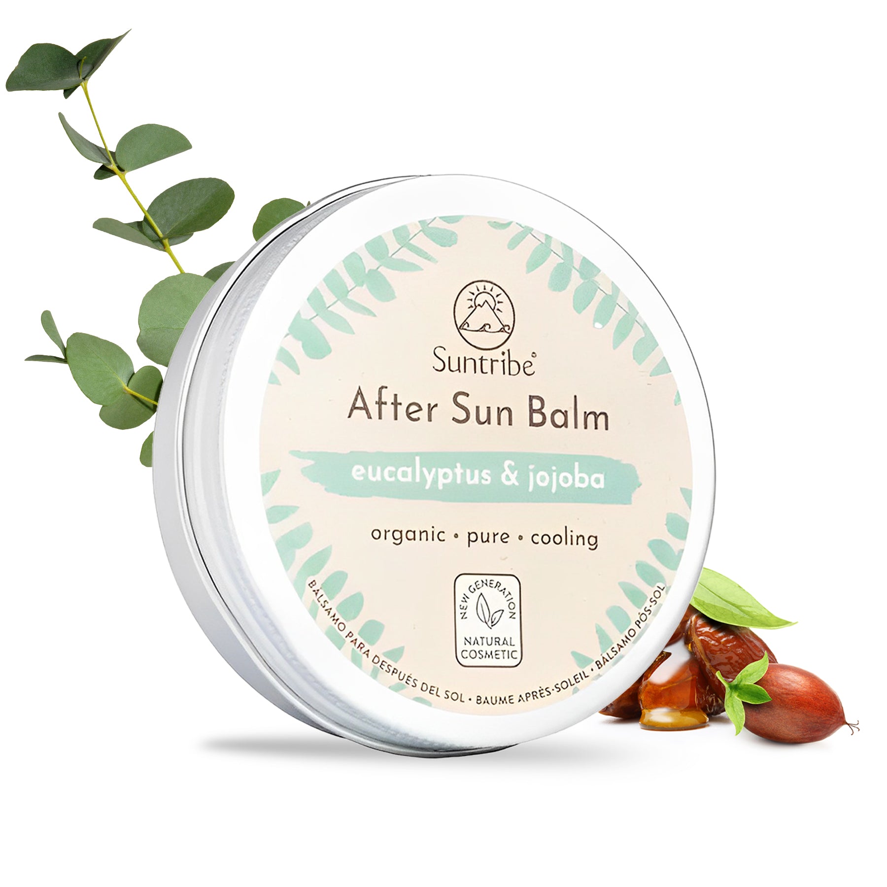 Bálsamo Pós-Solar Natural com Eucalipto e Jojoba