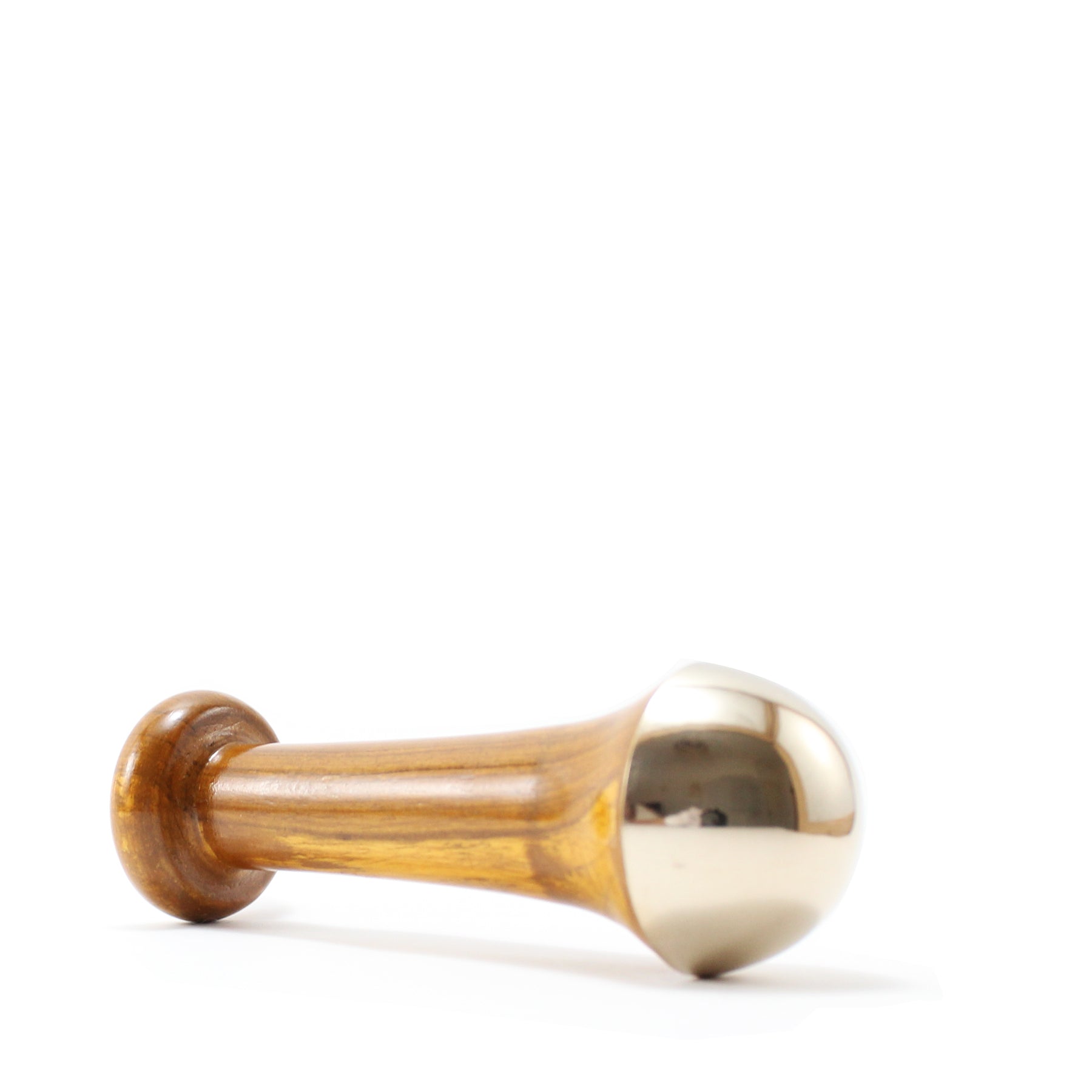 Kansa Wand Ayurvedica in Legno di Teak per Massaggio Viso