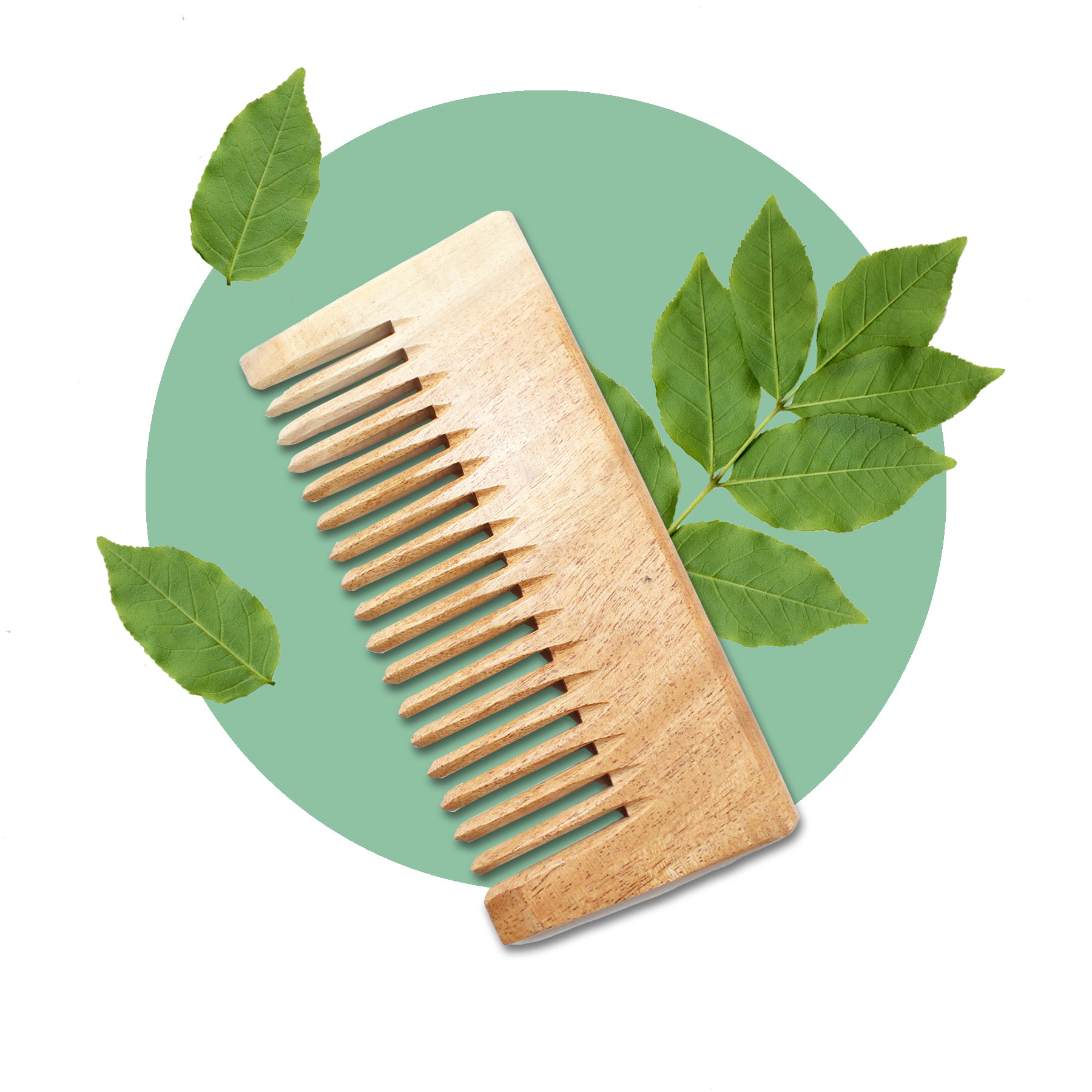 Peigne Démêlant de Bain en bois de Neem