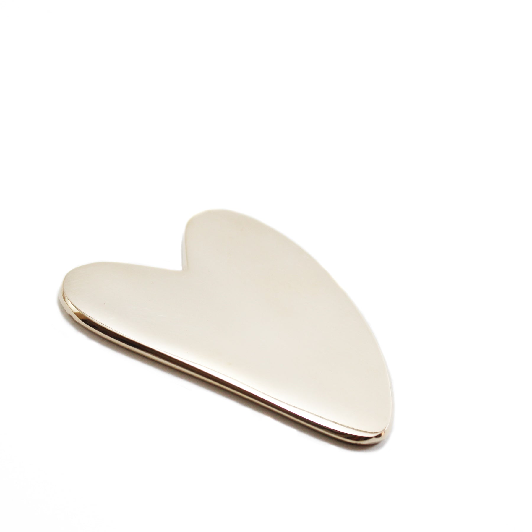 Kansa Gua Sha Ayurvédico en forma de Corazón