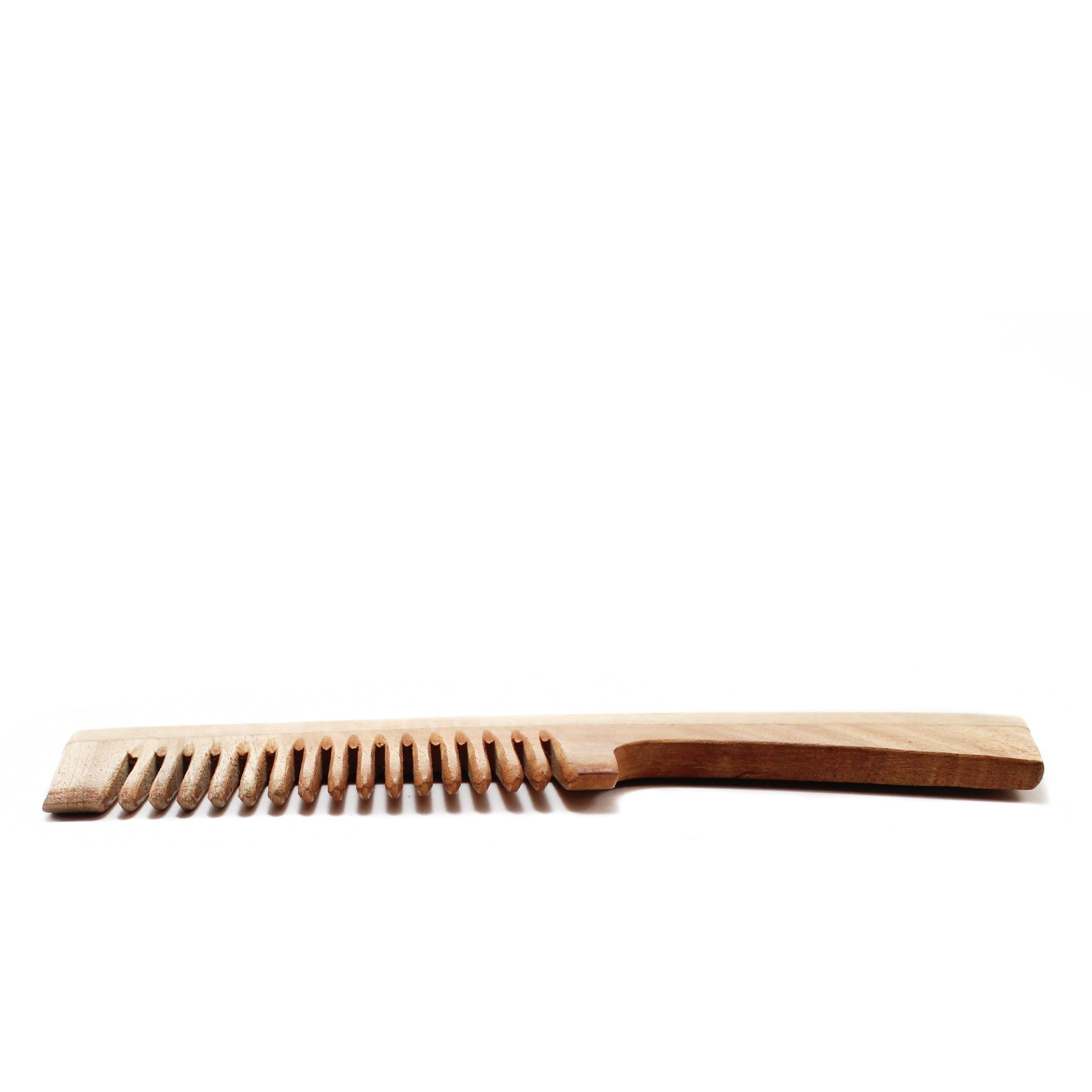 Pettine in Legno di Neem con Manico