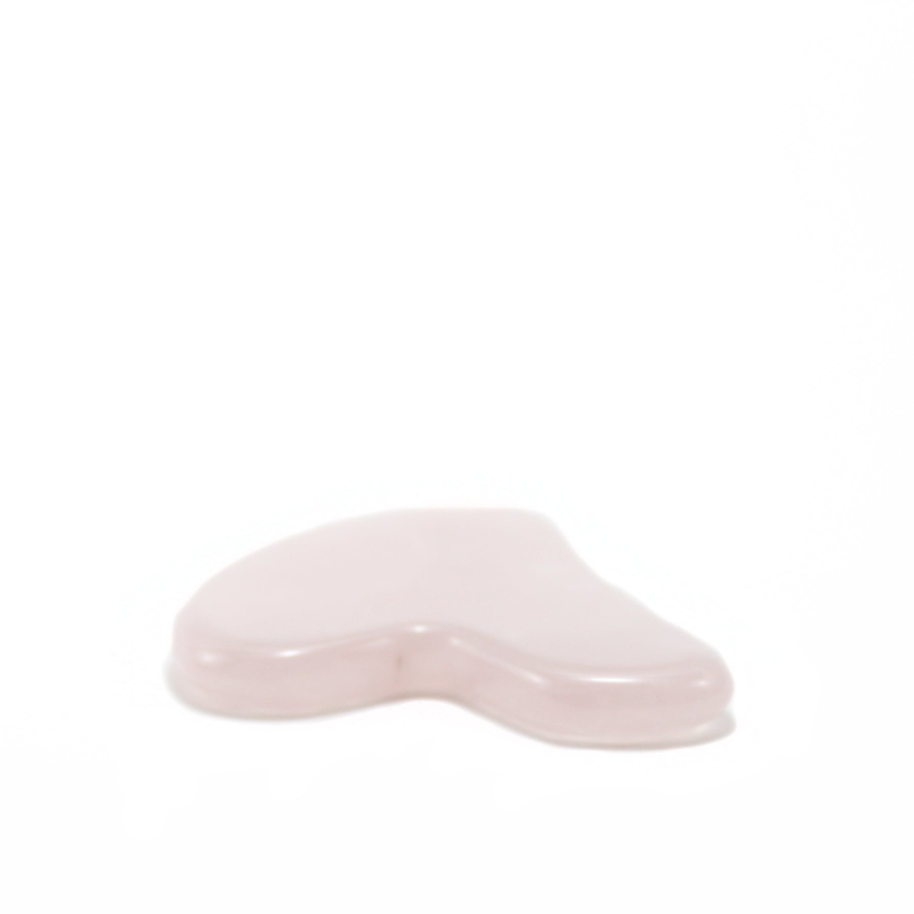 Gua Sha di Quarzo Rosa Naturale a forma di Cuore