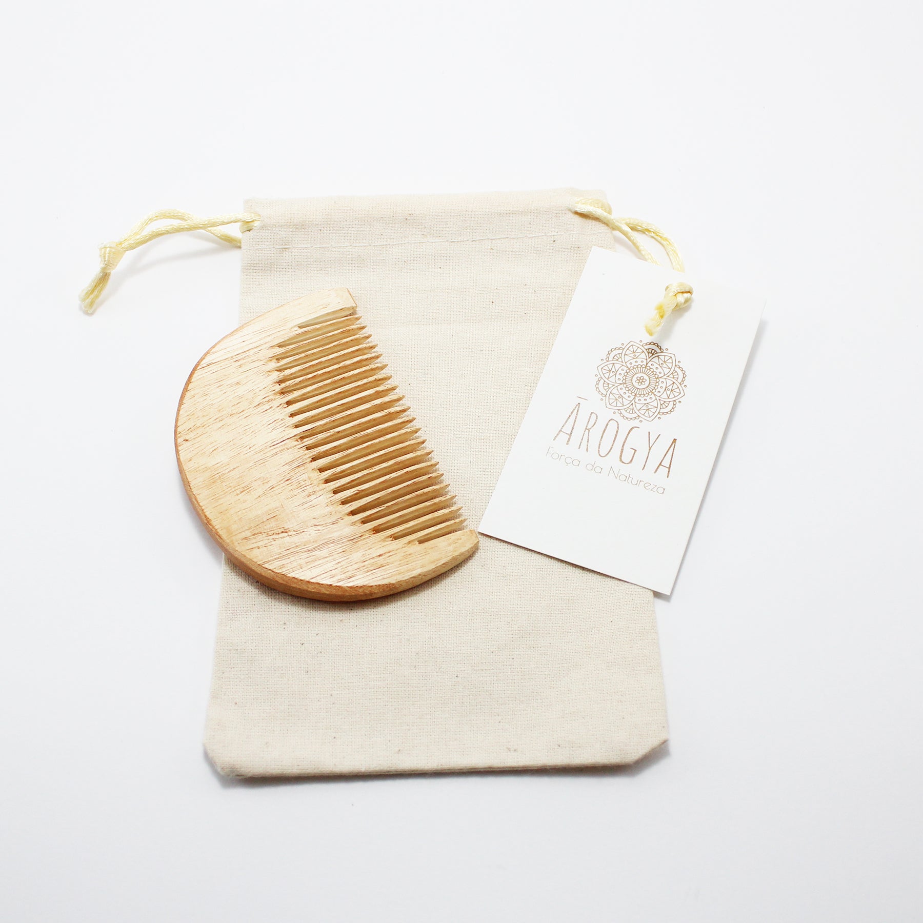 Peigne à Barbe en bois de Neem