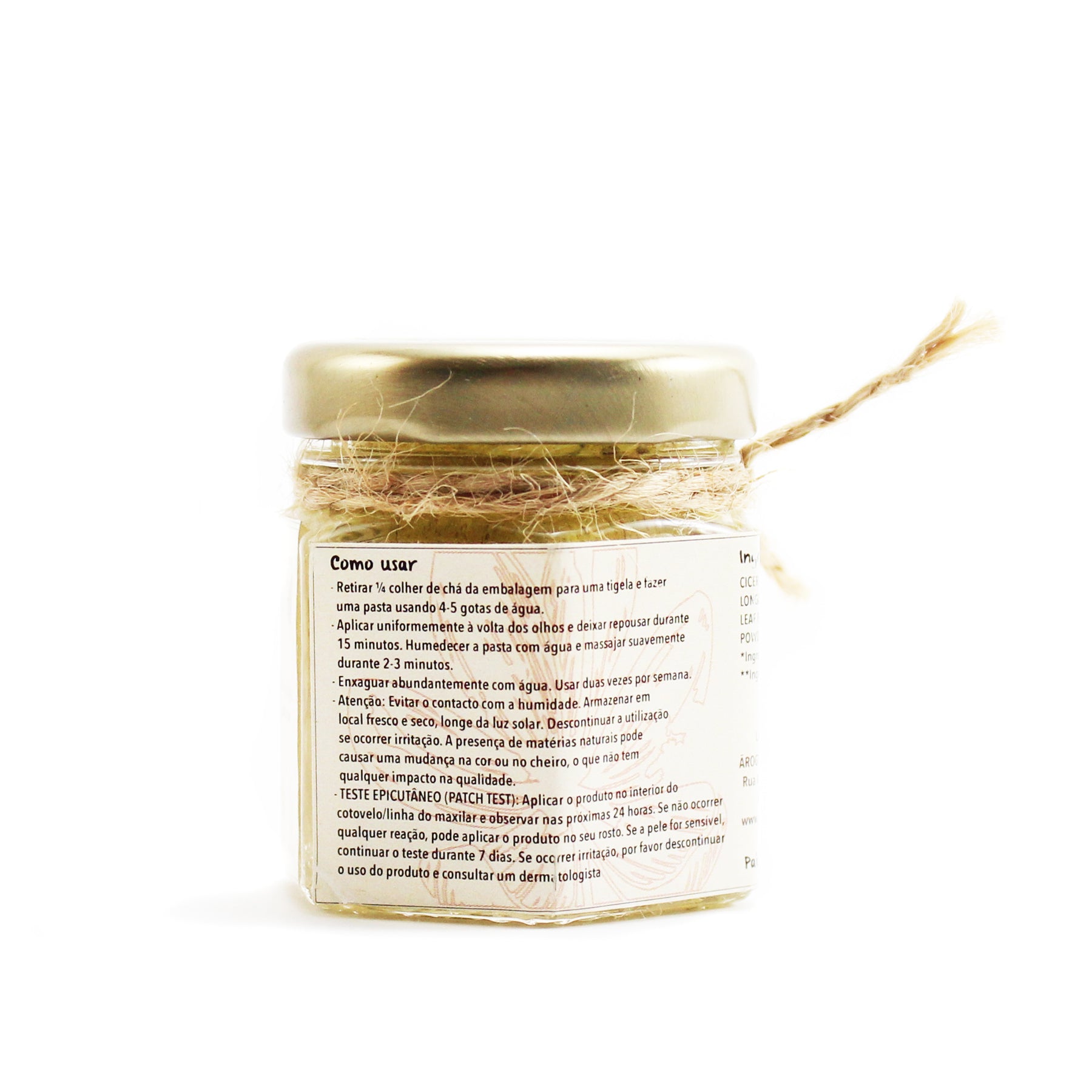 Maschera Ayurvedica Illuminante per gli Occhi