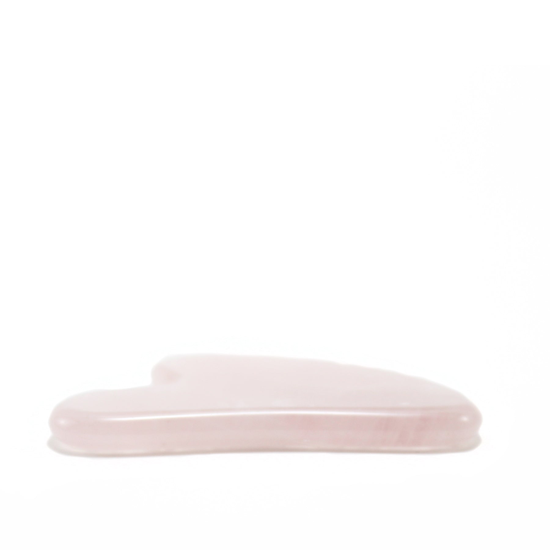 Gua Sha di Quarzo Rosa Naturale a forma di Cuore