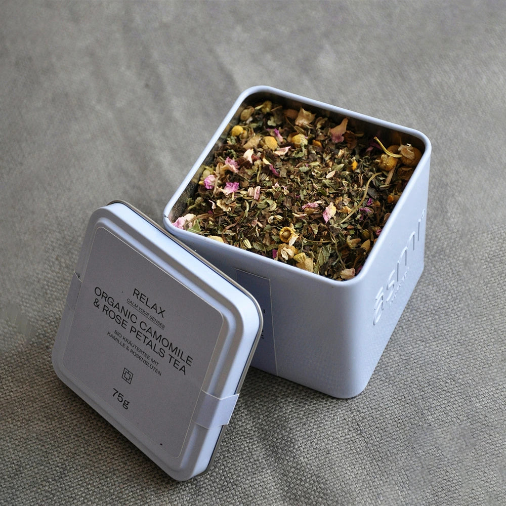Tè Rilassante con Camomilla e Petali di Rosa