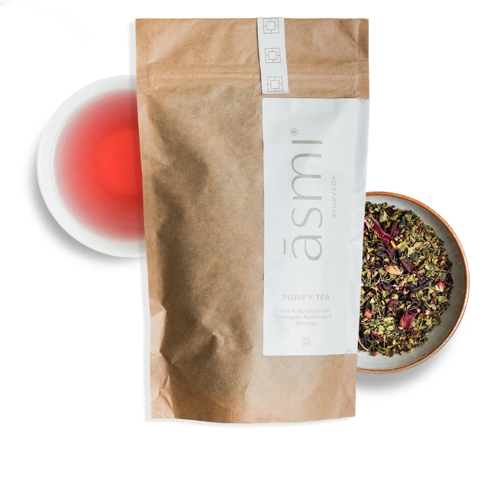 Purify Tea with Holy Basil and Moringa in Eco-Friendly Paper Bag