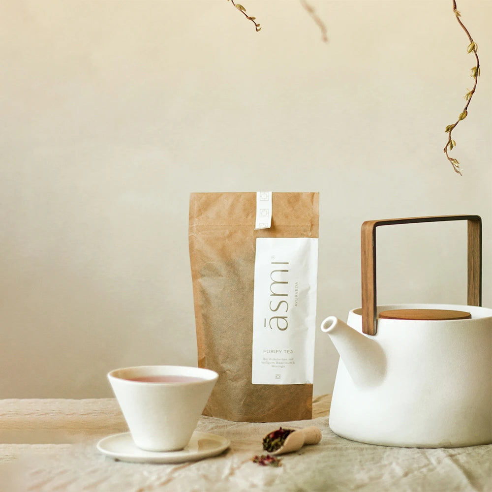 Purify Tea with Holy Basil and Moringa in Eco-Friendly Paper Bag