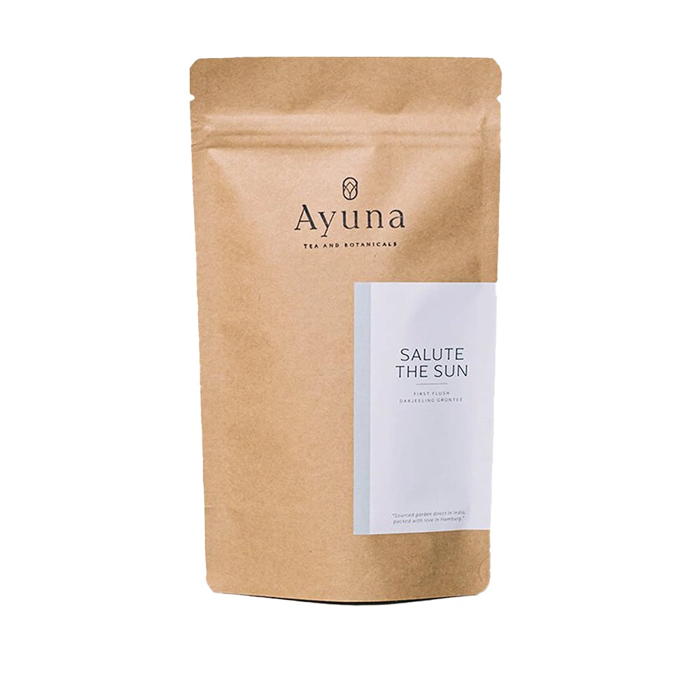 Chá verde orgânico Darjeeling, rico em antioxidantes, para melhorar a saúde geral.