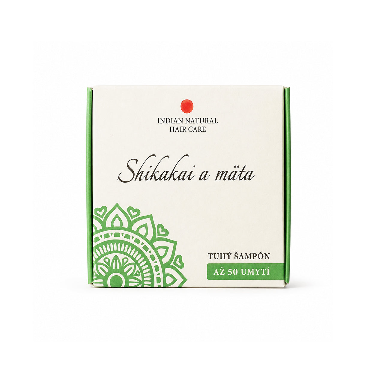 Embalagem do champô sólido de Shikakai e Menta