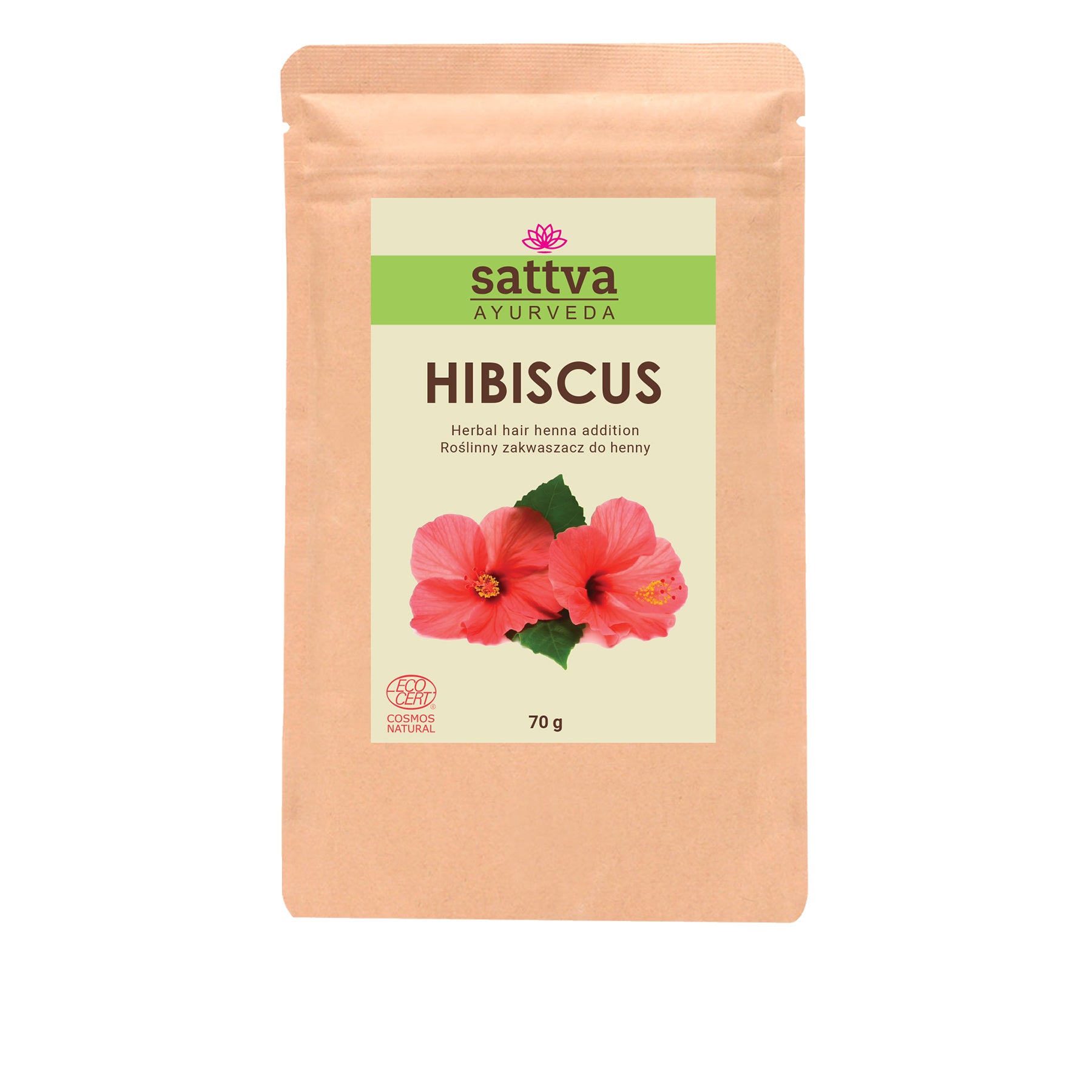 Complemento Herbal para Coloração Capilar com Henna de Hibisco