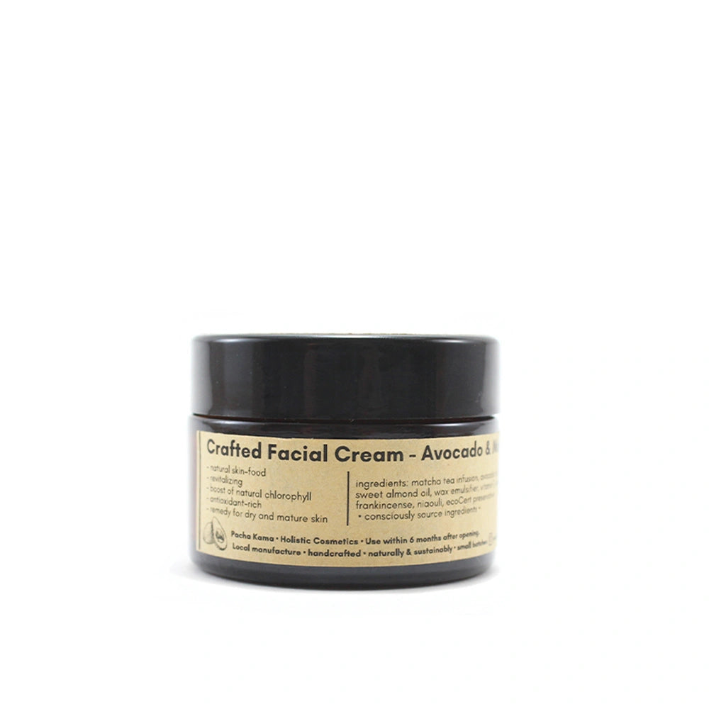 Crafted Facial Cream Avocado & Matcha Green Tea
