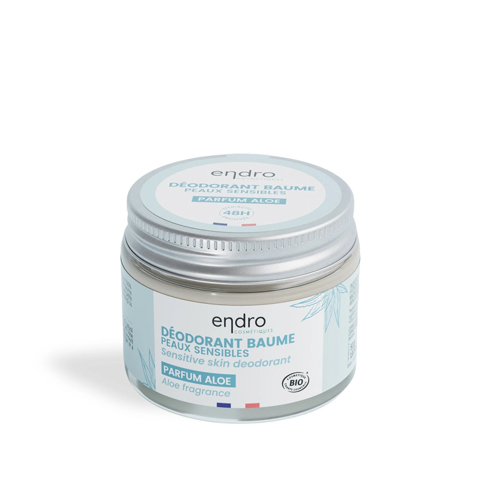 Natural Deodorant Balm with Cucumber and Aloe Vera for Sensitive Skin