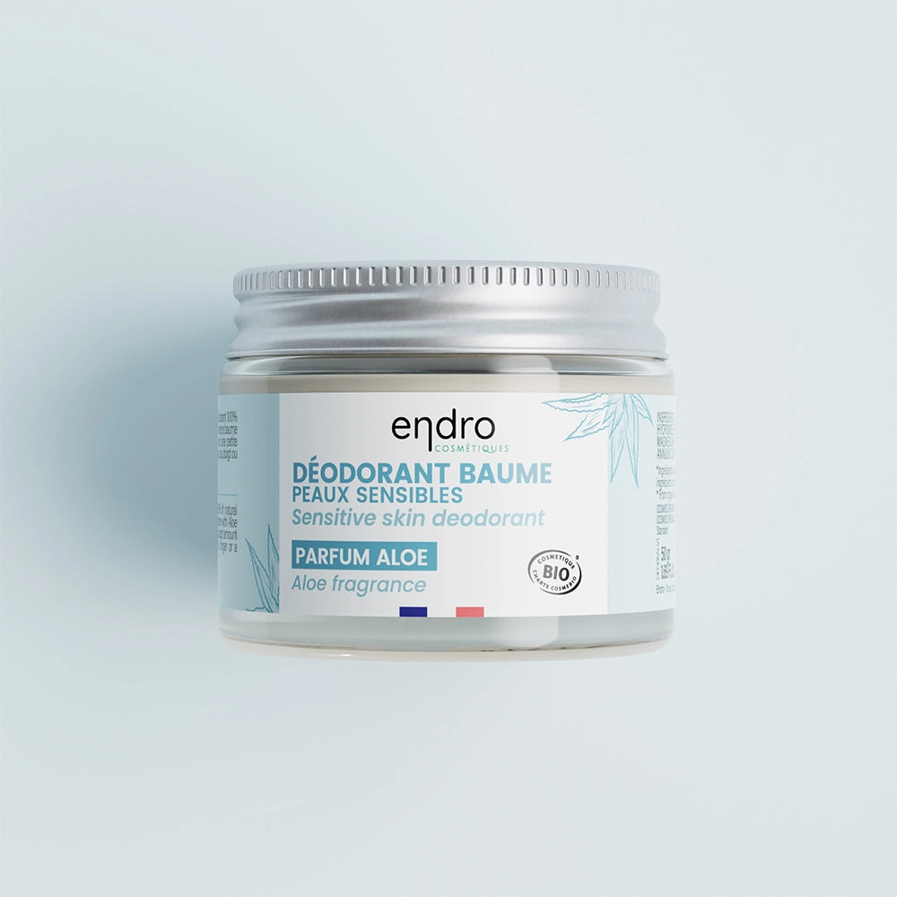 Natural Deodorant Balm with Cucumber and Aloe Vera for Sensitive Skin