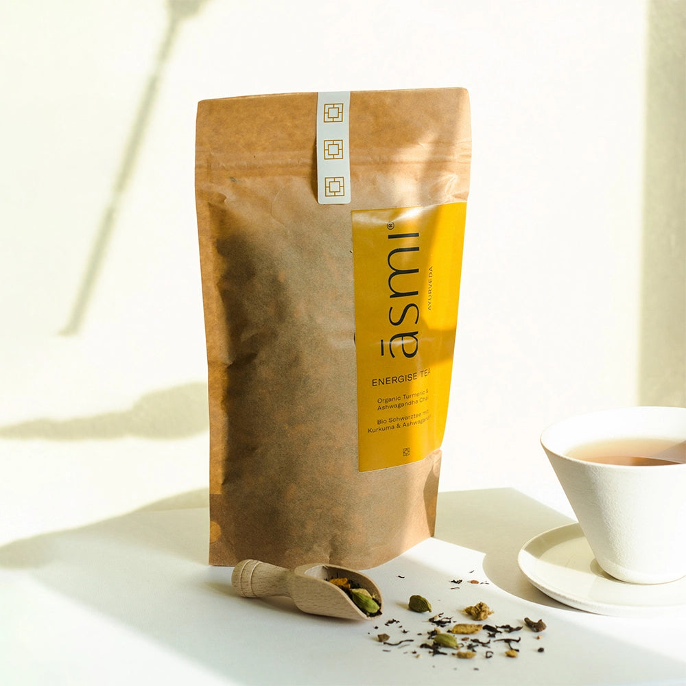 Chai Energizzante con Ashwagandha e Curcuma in Sacchetto di Carta Ecologica