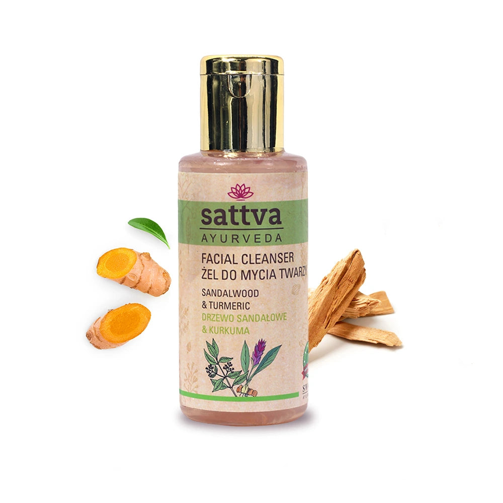Gel Nettoyant Visage au Santal et à la Curcuma