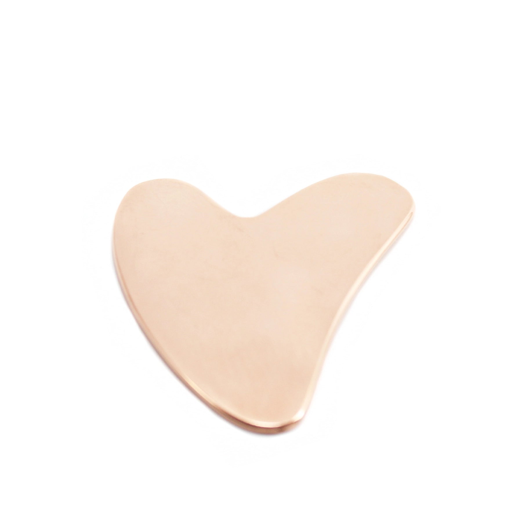 Gua Sha Ayurvédico de Cobre en forma de Corazón