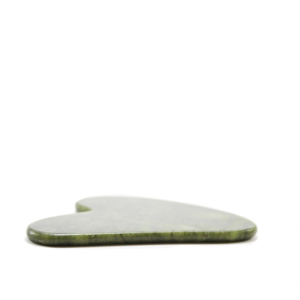 Heart Shaped Natural Jade Gua Sha
