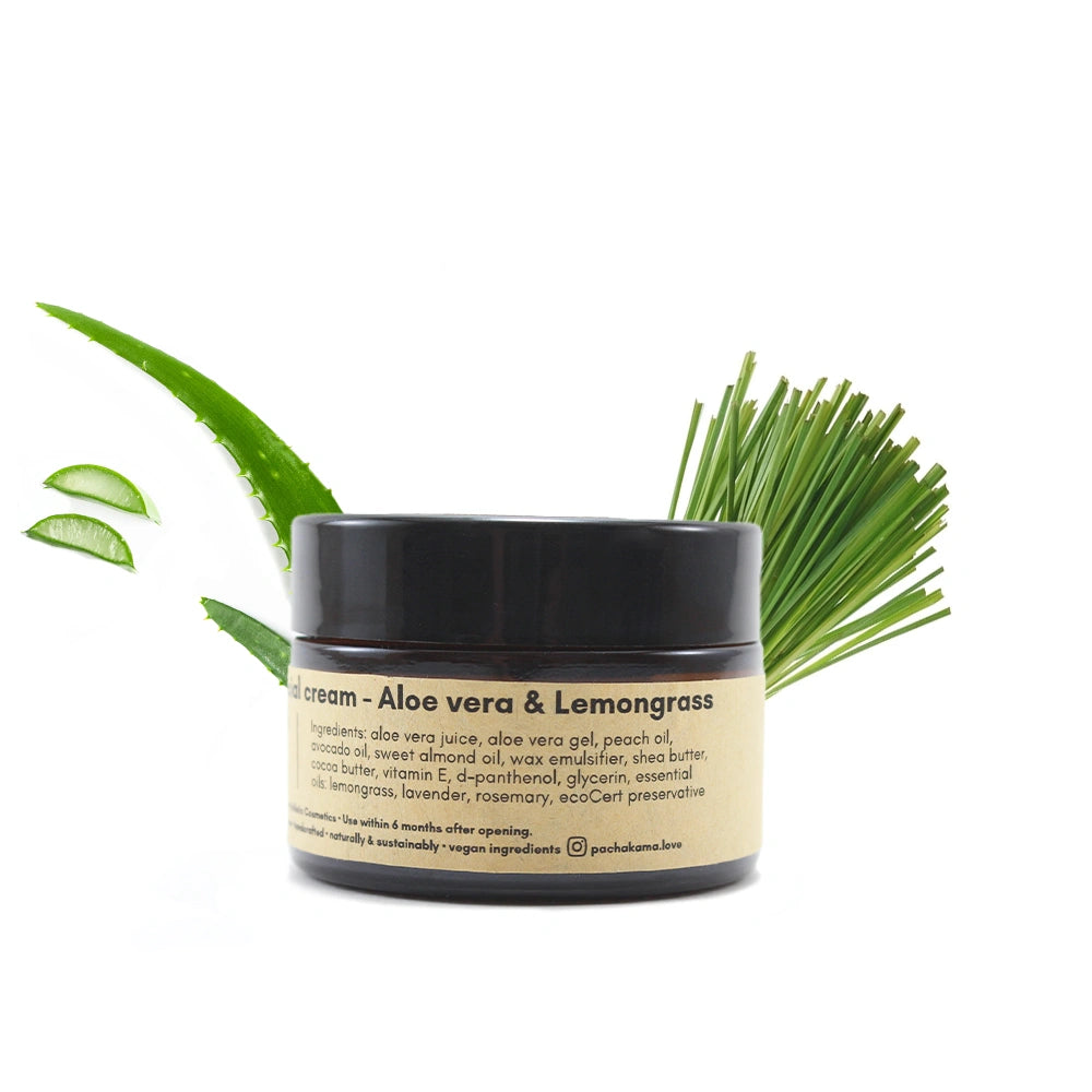 Crafted Facial Cream Aloe Vera & Lemongrass