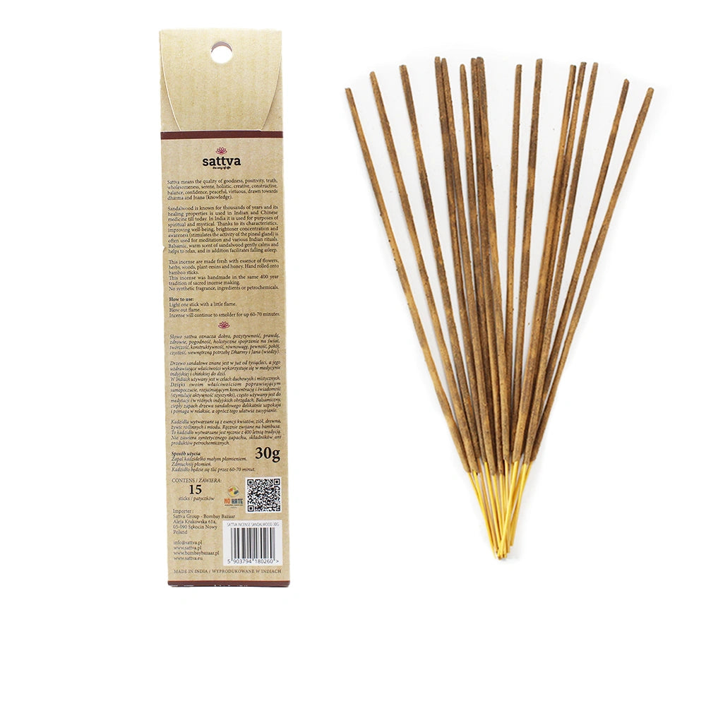 Bastoncini di Incenso Naturale al Sandalo
