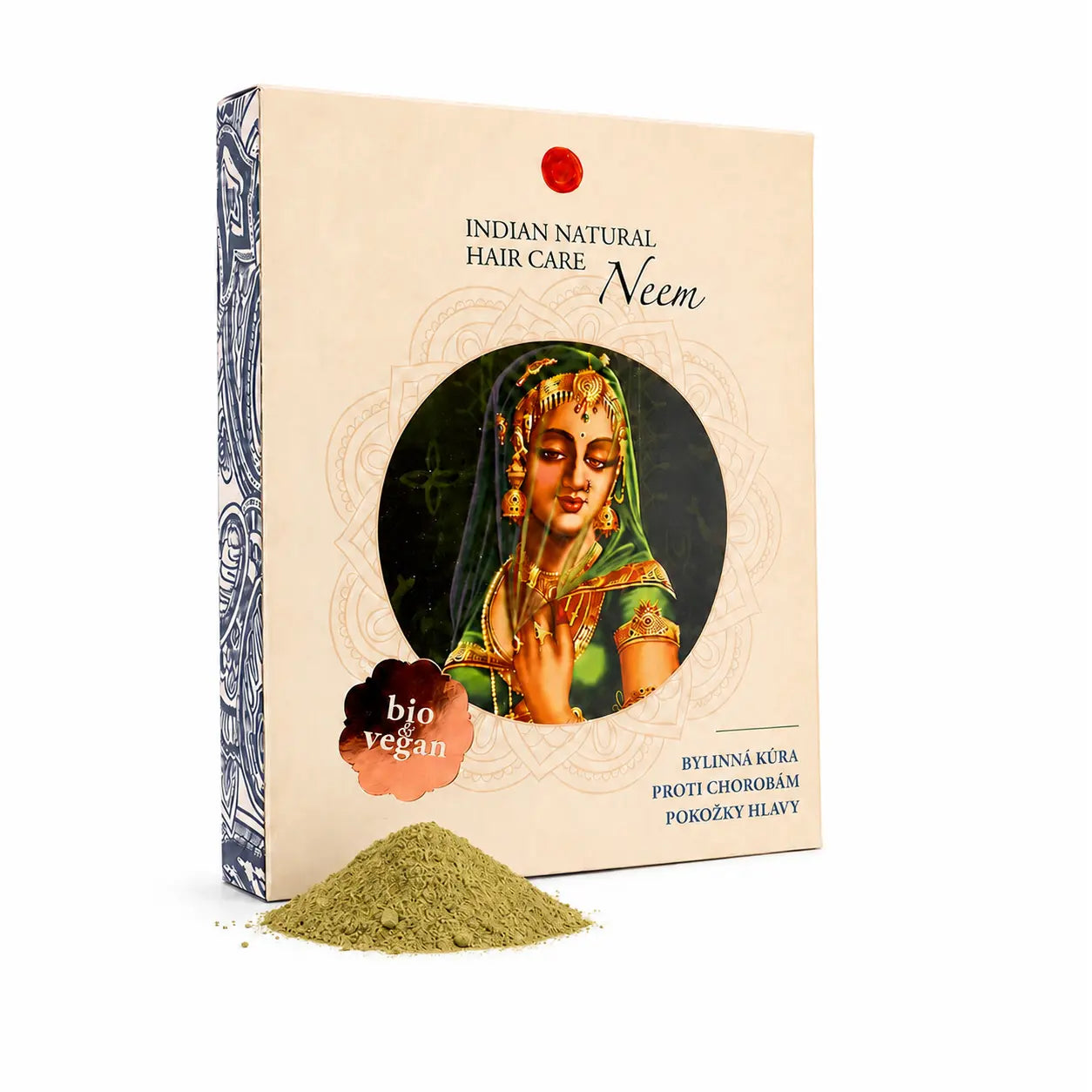 Máscara Capilar Bio de Neem com embalagem e pó de neem