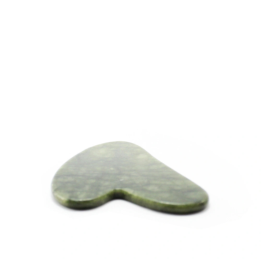Heart Shaped Natural Jade Gua Sha