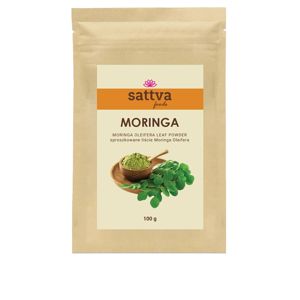 Moringa em Pó Biológica para energia natural e apoio ao sistema imunitário