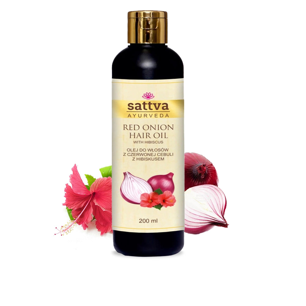 Ayurvedic Red Onion Hair Oil with Hibiscus