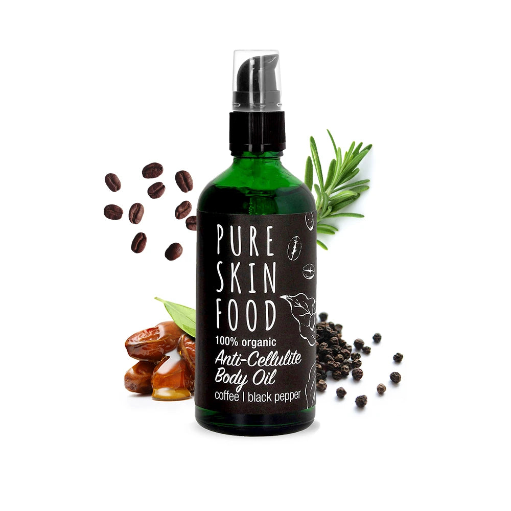 Olio Corpo Anticellulite con Caffè e Pepe Nero Bio