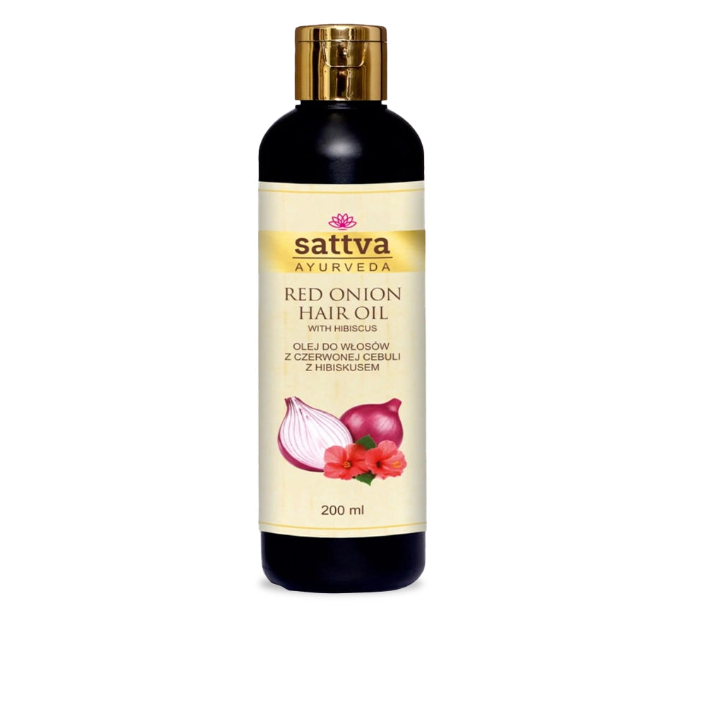 Ayurvedic Red Onion Hair Oil with Hibiscus