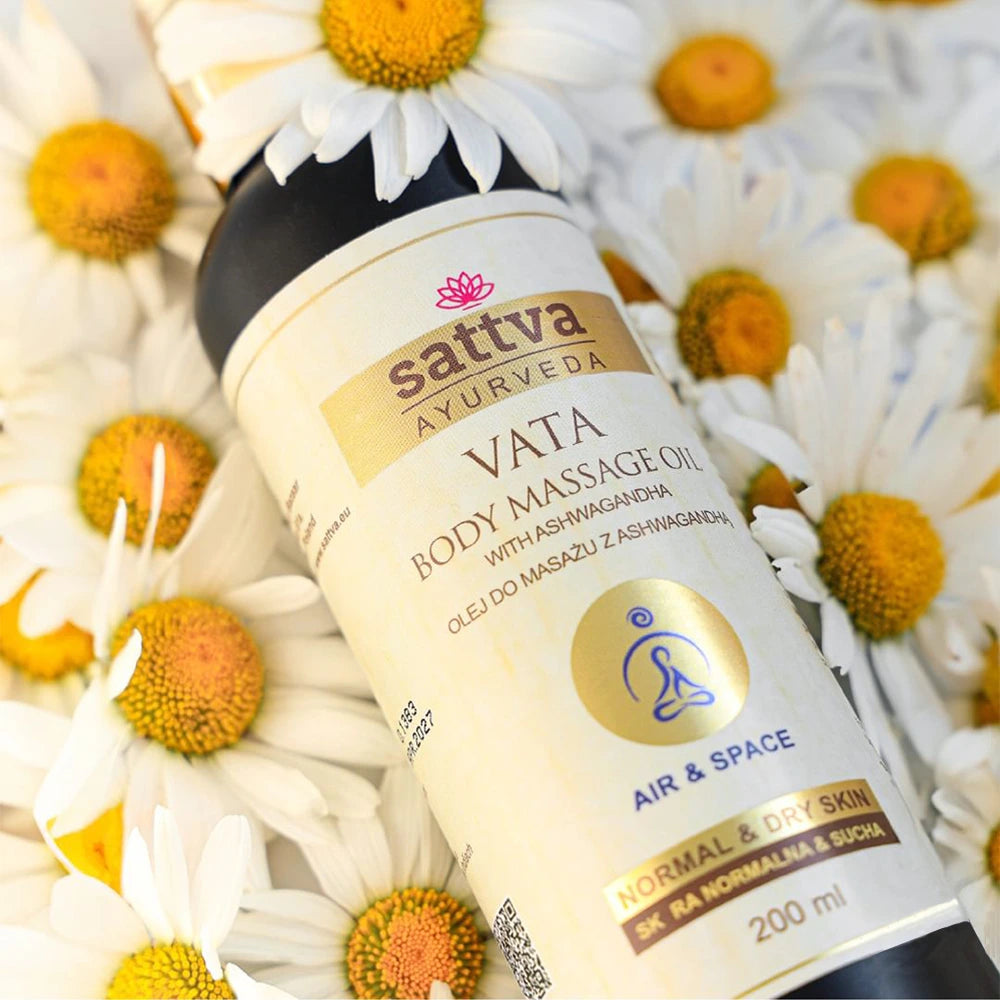 Olio da Massaggio Corporale Ayurvedico Vata con Ashwagandha