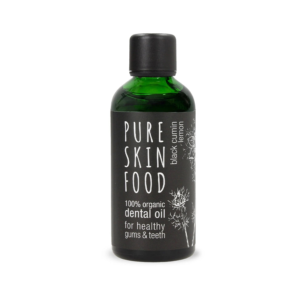 Olio Dentale Biologico con Cumino Nero e Limone per Oil Pulling