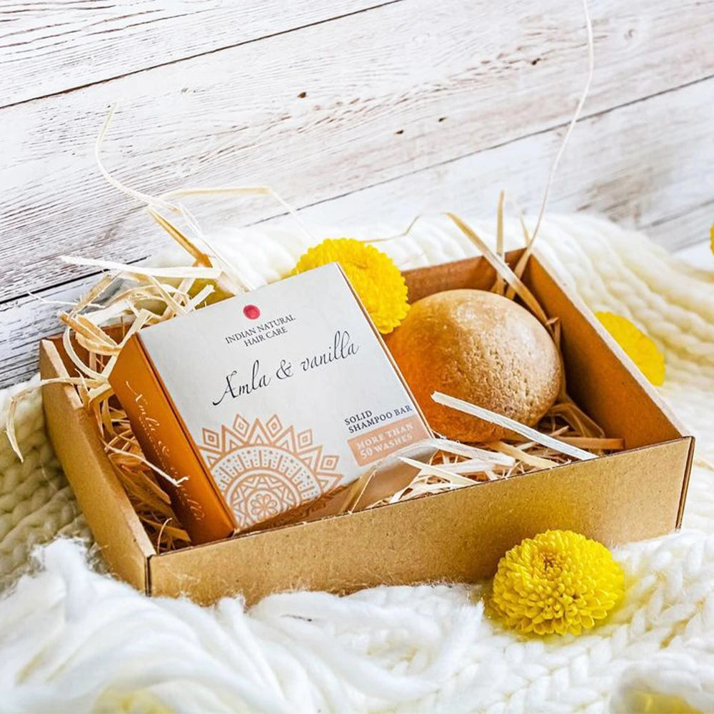 Shampooing Solide Ayurvédique à l'Amla et Vanille