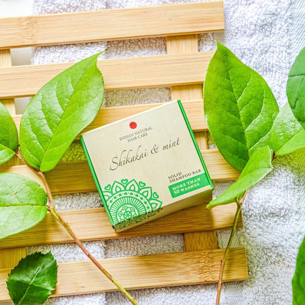 Champô Sólido Ayurvédico com Shikakai e Menta