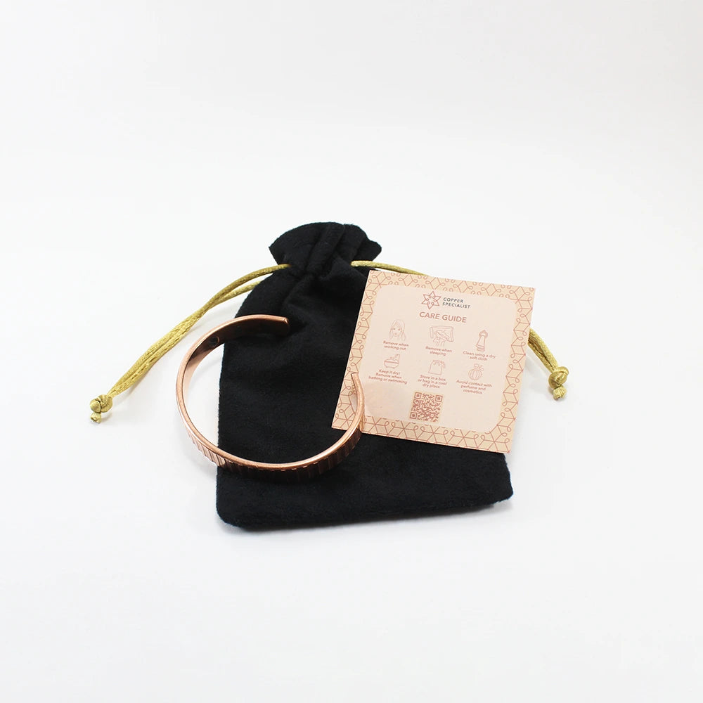 Pulseira Magnética em Cobre com 6 ímanes Sūrya Patha