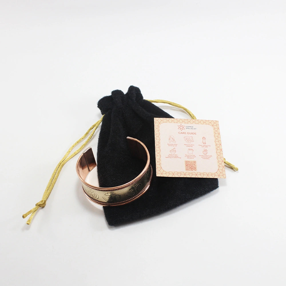 Bracelet en Cuivre et Laiton Ohm