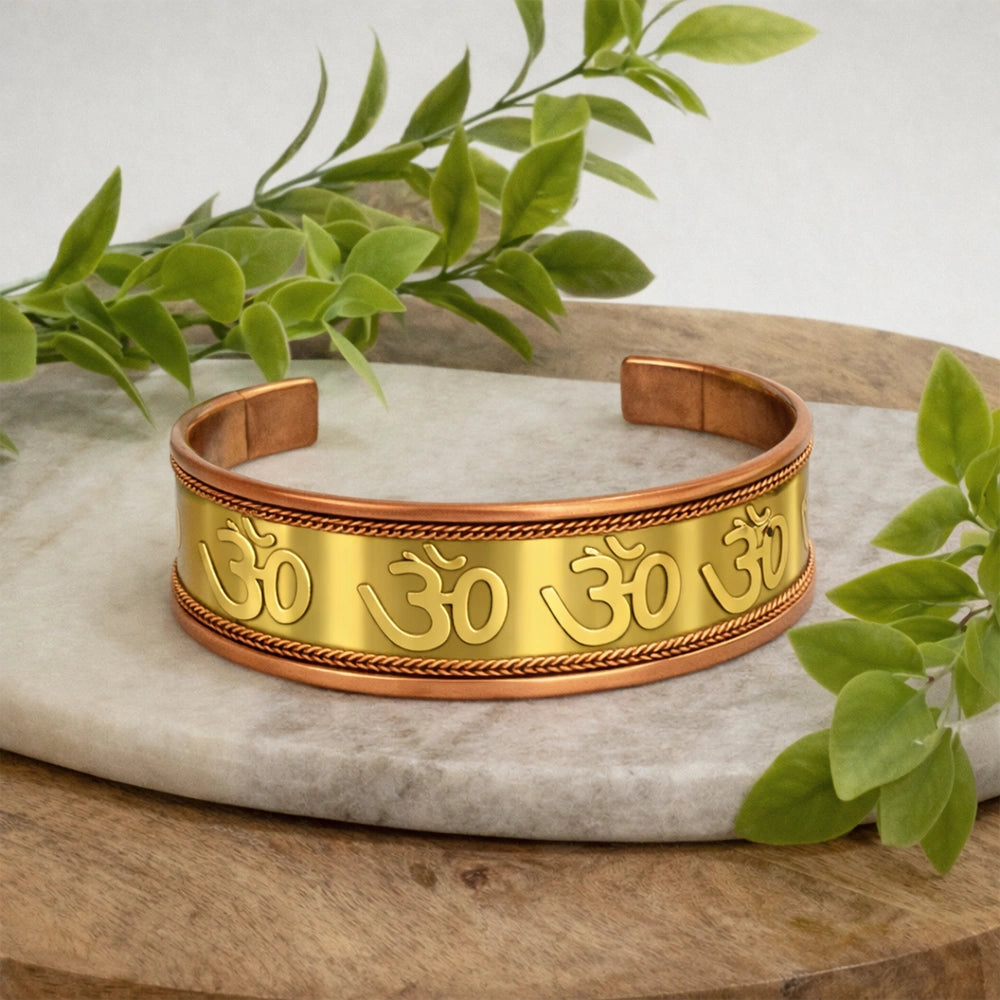 Bracelet en Cuivre et Laiton Ohm