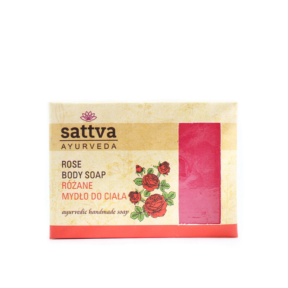 Natural Ayurvedic Damask Rose Soap