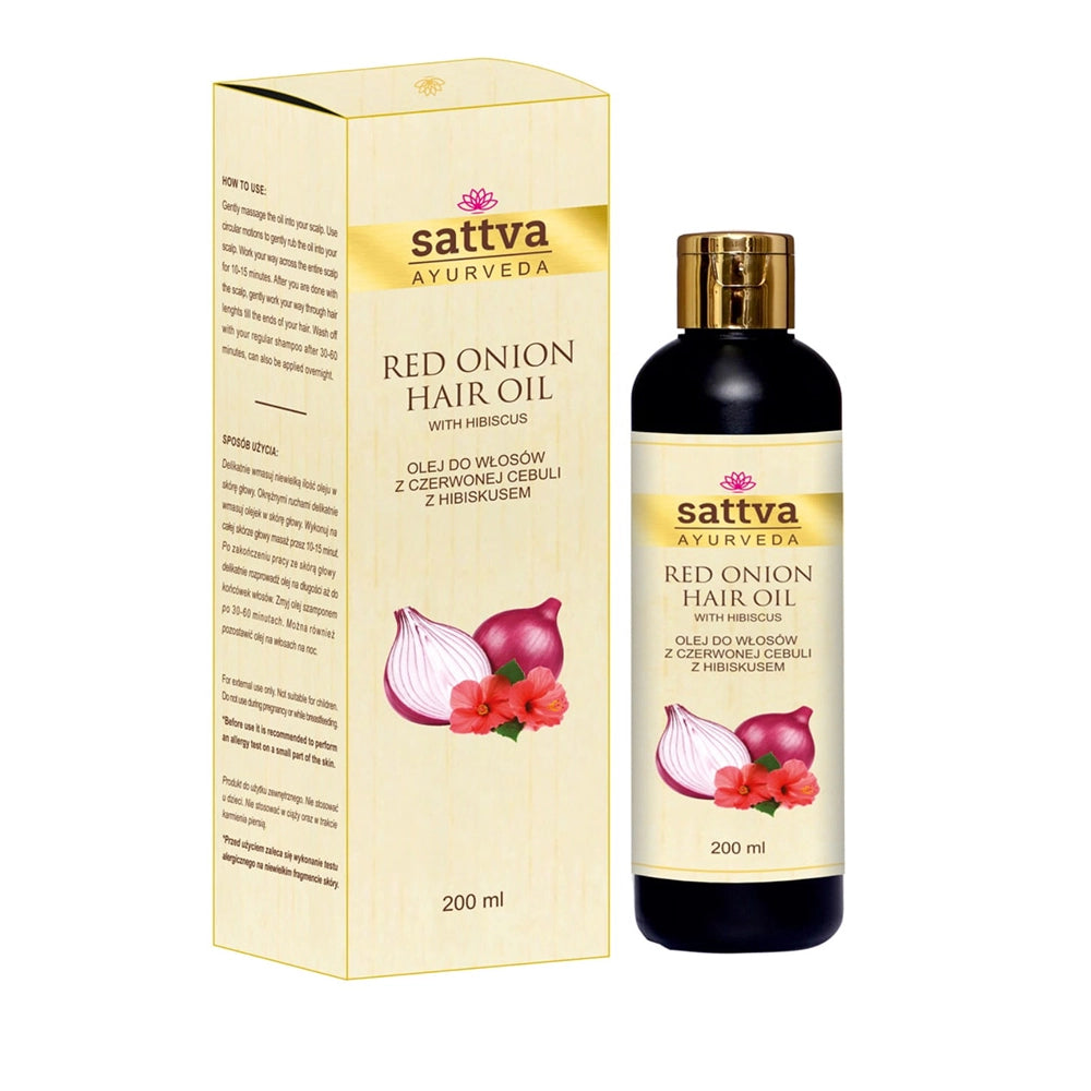 Ayurvedic Red Onion Hair Oil with Hibiscus