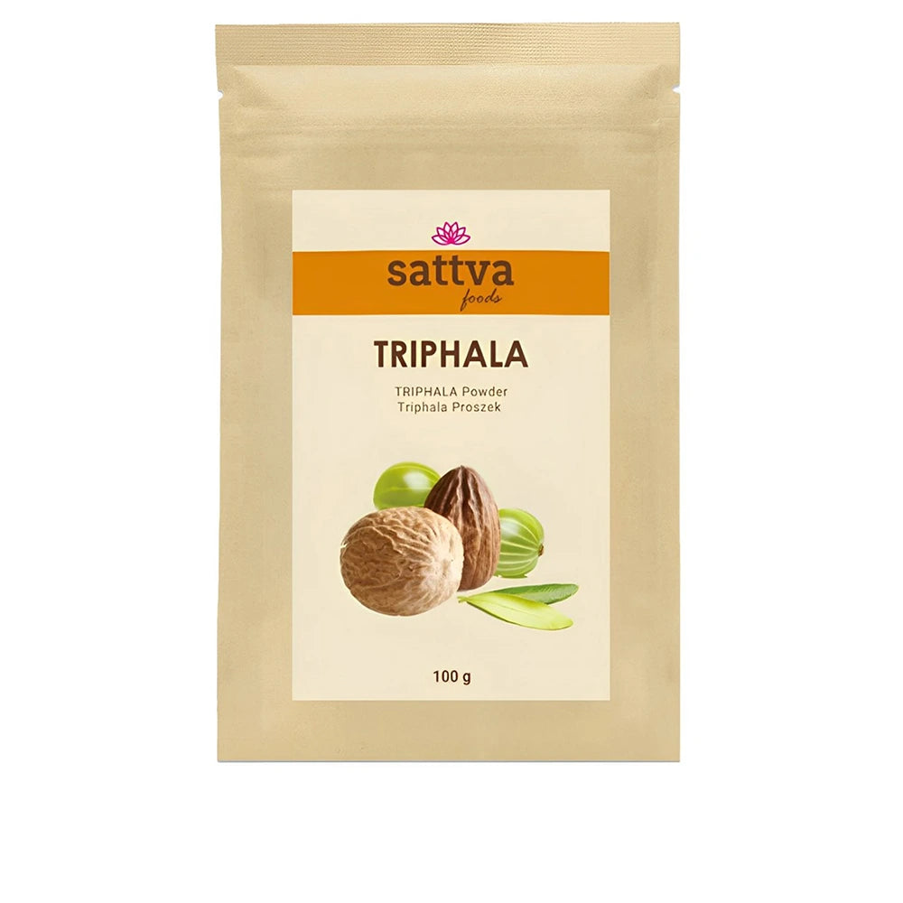Triphala em Pó Bio Ayurvédico para suporte digestivo natural