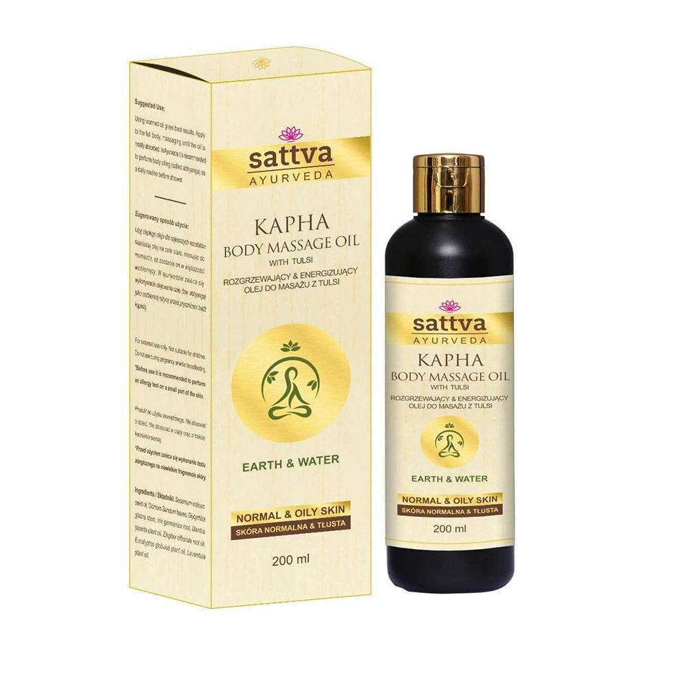 Olio da Massaggio Corporale Ayurvedico Kapha con Tulsi